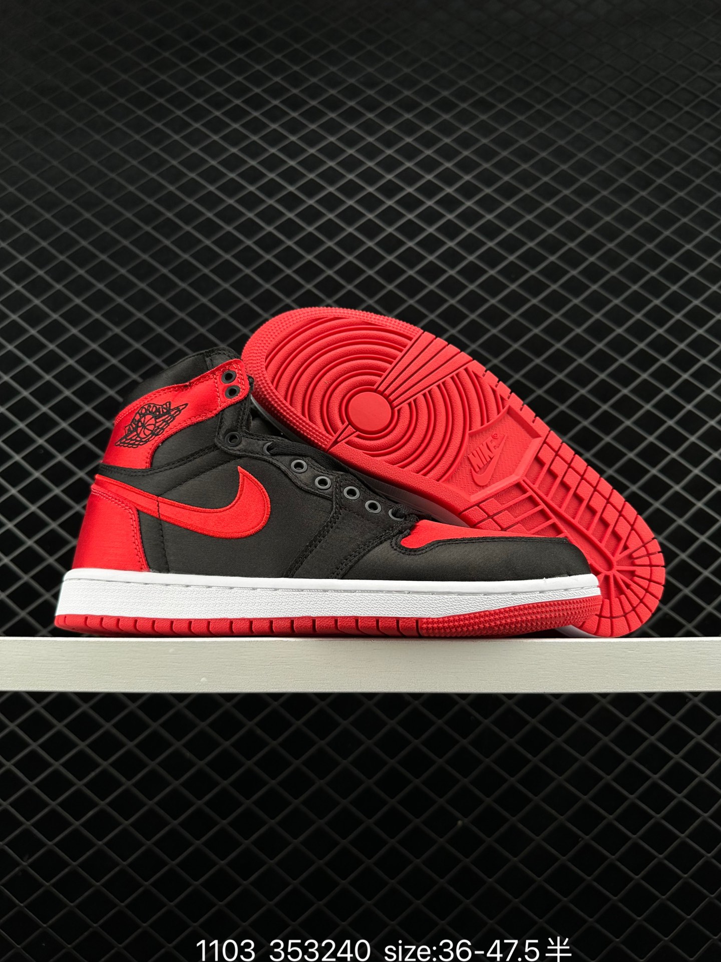 Air Jordan 1 High OG ”Satin Bred“ AJ1